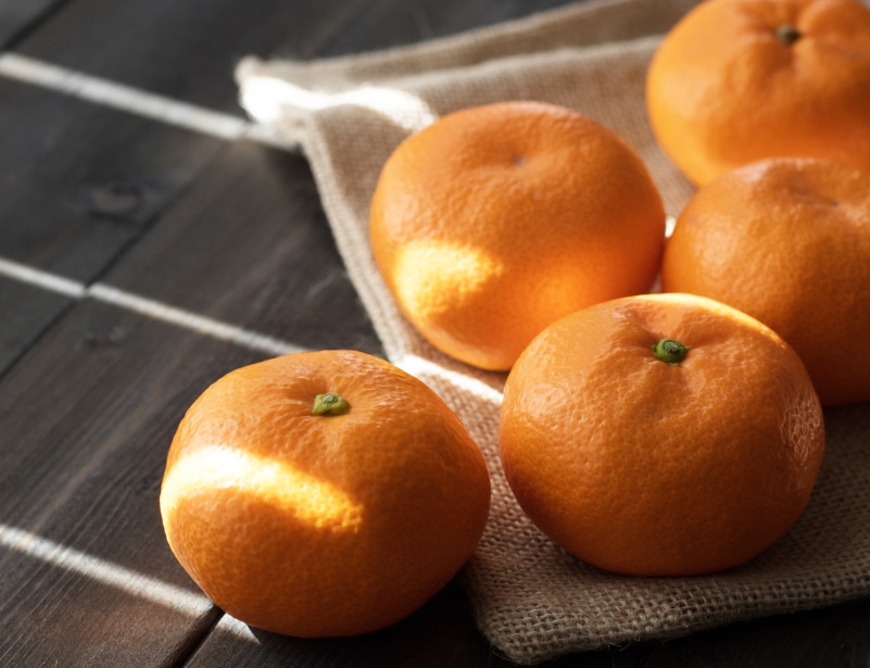 ウンシュウミカン果皮油イメージ画像