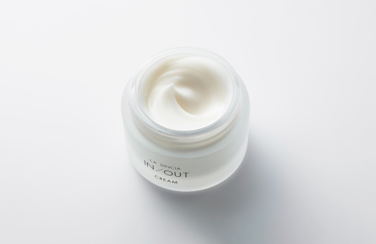 ラシンシア IN/OUT（インアウト） クリーム商品中身画像