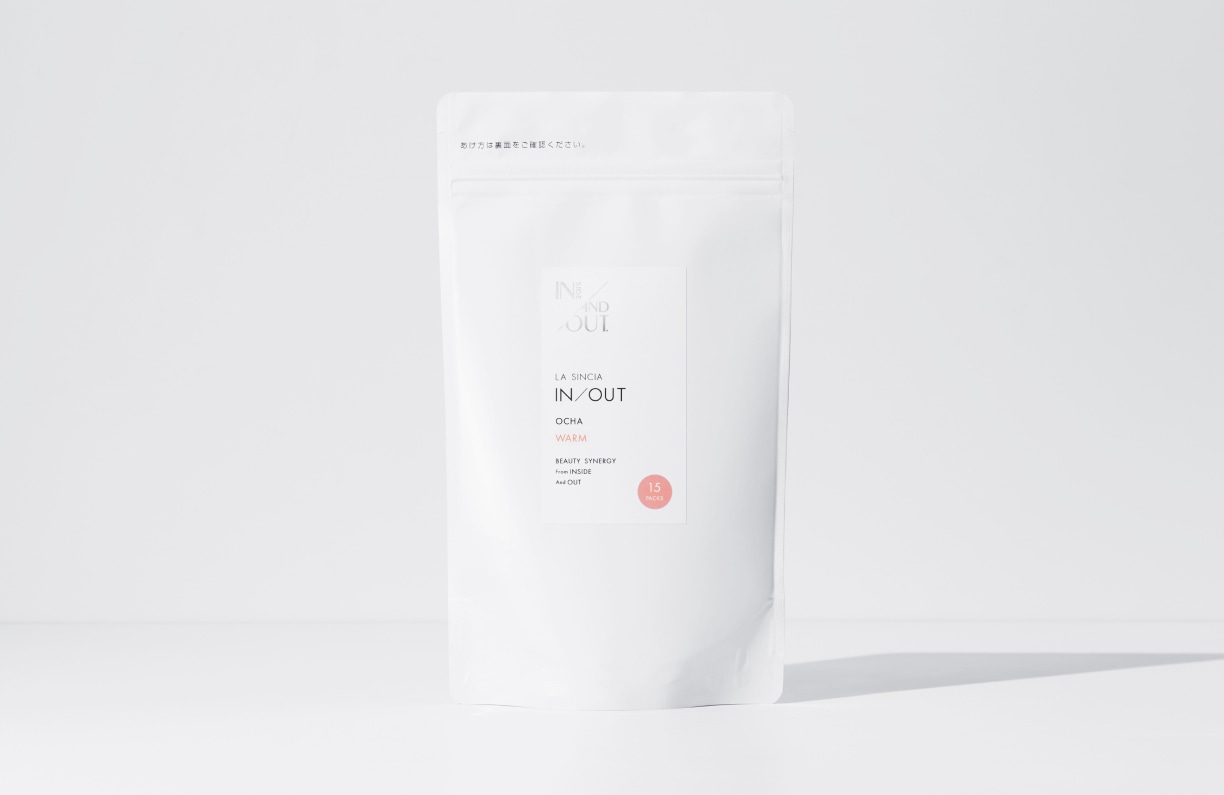 ラシンシア IN/OUT（インアウト） 温茶パッケージ画像